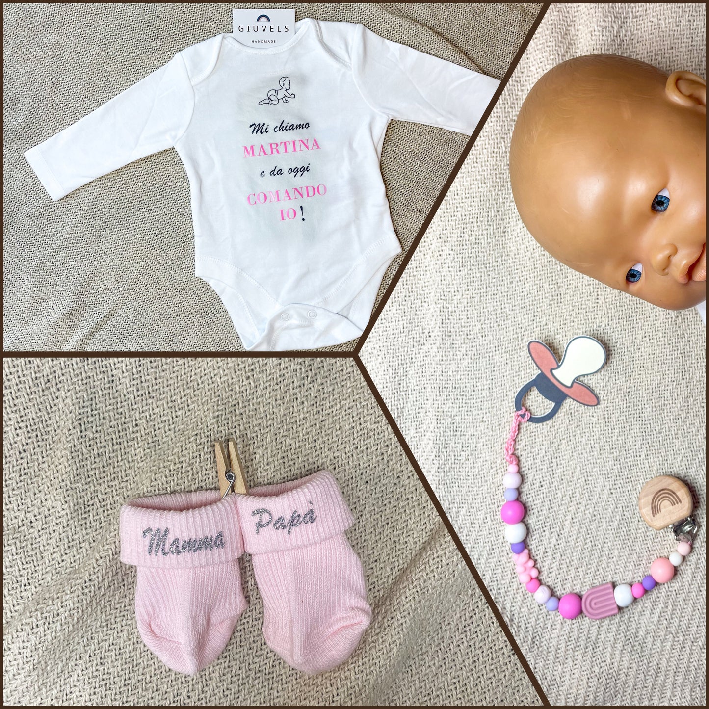 SET BABY BORN  GIRL  'COMANDO'