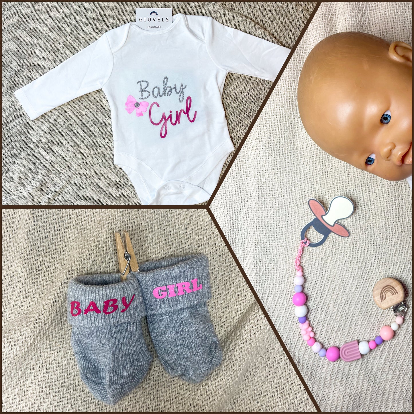 SET BABY BORN 'BABY GIRL'